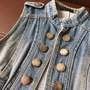Fashion Jean Open Vest